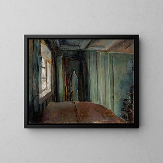 The Green Room - Christian Krohg — framed artwork on a wall