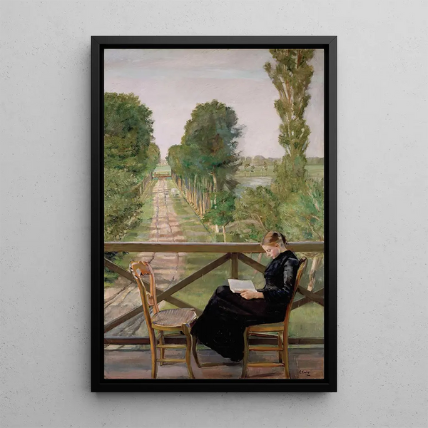 Villa Britannia Belgium - Christian Krohg — framed artwork on a wall