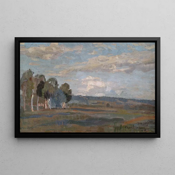 Summer Landscape - Christian Landenberger — framed artwork on a wall