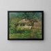 House of Fishermen on Women’s Island - Christian Maximilian Baer — framed artwork on a wall