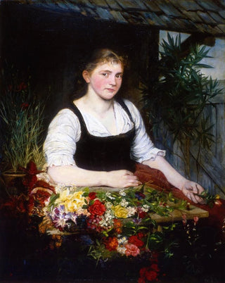 Woman of Fisherwoman from Frauenchiemsee - Christian Maximilian Baer — artwork view