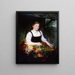 Woman of Fisherwoman from Frauenchiemsee - Christian Maximilian Baer — framed artwork on a wall