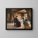 In the farmers' hall - Christian Maximilian Baer — framed artwork on a wall