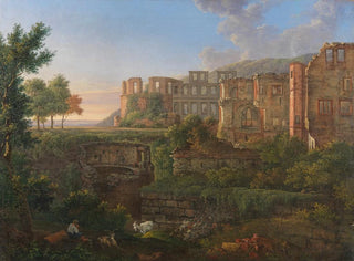 View of Heidelberg Castle - Christian Philipp Koester — artwork view
