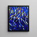 Abstraction of the Blue Mountain - Christian Rohlfs — framed artwork on a wall