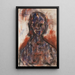 Study of Nude - Christian Rohlfs — framed artwork on a wall
