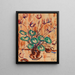 Cyclamen - Christian Rohlfs — framed artwork on a wall