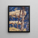 Conifères nus - Christian Rohlfs — framed artwork on a wall