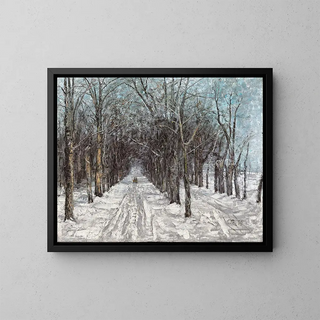 Allée du Belvédère à Weimar - Christian Rohlfs — framed artwork on a wall