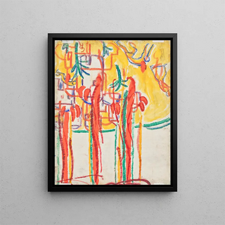 Status - Christian Rohlfs — framed artwork on a wall