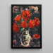 Reproduction of the painting Dahlias - Christian Rohlfs