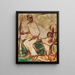 David and Saul - Christian Rohlfs — framed artwork on a wall