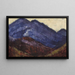Les montagnes bleues - Christian Rohlfs — framed artwork on a wall