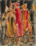 Three women in the street - Christian Rohlfs — artwork view