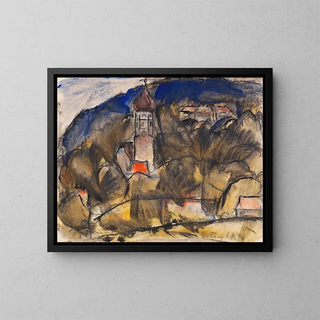 Erling - Christian Rohlfs — framed artwork on a wall