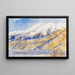 Winter Ghiridone painting - Christian Rohlfs — framed artwork on a wall