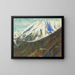 Ghiridone painting in the snow at Lake Maggiore - Christian Rohlfs — framed artwork on a wall