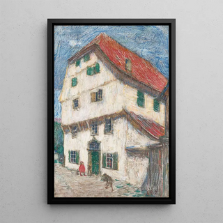 Maison de la famille Andernach à Soest - Christian Rohlfs — framed artwork on a wall