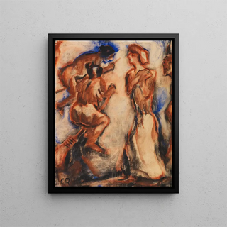 Hex Ride - Christian Rohlfs — framed artwork on a wall