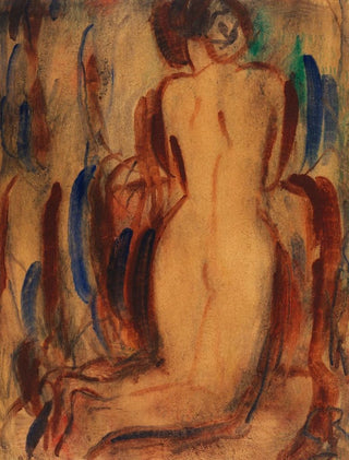 Nude kneeling - Christian Rohlfs — artwork view