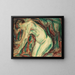 Acte féminin agenouillé - Christian Rohlfs — framed artwork on a wall