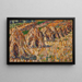 Wheat Field Painting - Christian Rohlfs — framed artwork on a wall