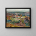 Landscape near Hetschburg - Christian Rohlfs — framed artwork on a wall