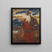 Moses Viewing the Promised Land - Christian Rohlfs — framed artwork on a wall