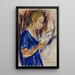 Portrait of Hélène Rohlfs - Christian Rohlfs — framed artwork on a wall