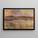 Lake at Twilight - Christian Rohlfs — framed artwork on a wall