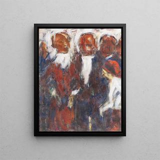 I Am a Singer - Christian Rohlfs — framed artwork on a wall