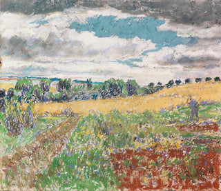 Summer Landscape Painting - Christian Rohlfs — artwork view
