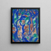 Landscape Westphalian - Christian Rohlfs — framed artwork on a wall