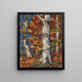 Beech trees in autumn - Christian Rohlfs — framed artwork on a wall