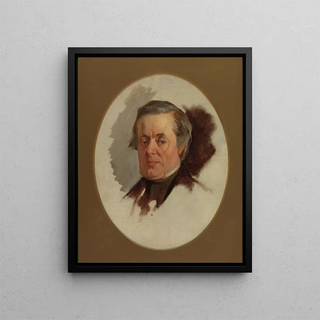 Joseph Henry - Christian Schussele — framed artwork on a wall