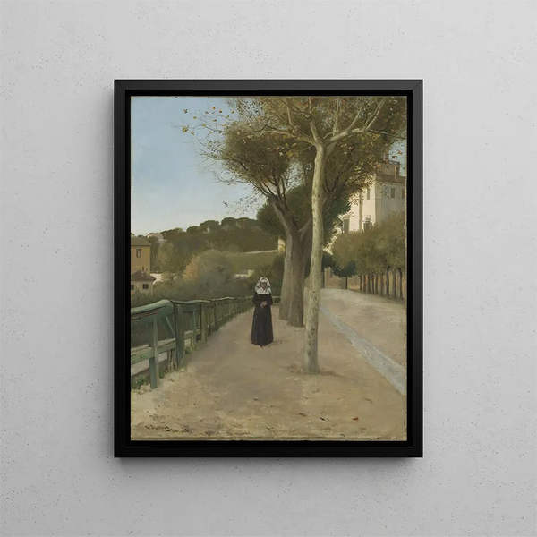 View of Rome - Christian Skredsvig — framed artwork on a wall