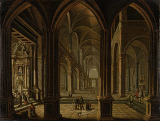 Interior church painting - Christian Stöcklin — artwork view