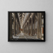 Interior Gothic Church Painting - Christian Stöcklin — framed artwork on a wall