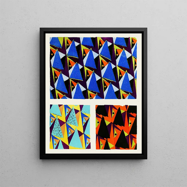 Formes décoratives pour la surface Pl 20 - Christian Stoll — framed artwork on a wall