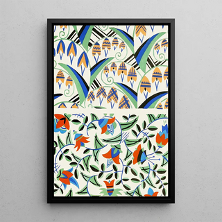 Formes ornementales pour l'art appliqué à la surface Pl 21 - Christian Stoll — framed artwork on a wall