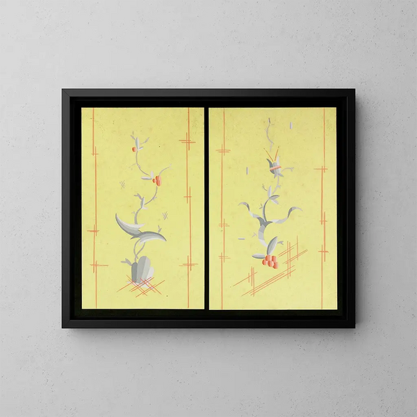 Formes de bijoux appliqués pour la surface Pl 33 - Christian Stoll — framed artwork on a wall