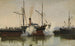 Steam in Aarhus port - Christian Vigilius Blache — artwork view
