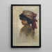 Portrait of the young Teresina - Christian Wilhelm Allers — artwork view