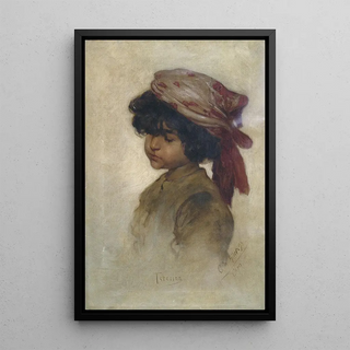 Portrait of the young Teresina - Christian Wilhelm Allers — artwork view