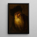 Bust of an Old Man - Christian Wilhelm Ernst Dietrich — framed artwork on a wall