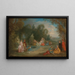 Festive countryside scene - Christian Wilhelm Ernst Dietrich — framed artwork on a wall
