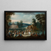 Festivities in a Park - Christian Wilhelm Ernst Dietrich — framed artwork on a wall