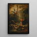 L'agonie dans le jardin - Christian Wink — framed artwork on a wall