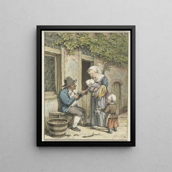 Parole d'agriculteur - Christina Chalon — framed artwork on a wall