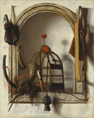Niche with falconry equipment - Christoffel Pierson — artwork view
